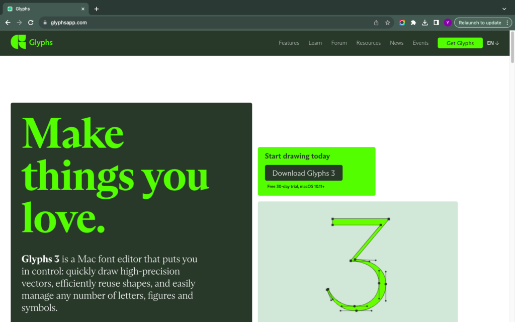 Create and Sell your fonts on glyphs and start generating passive income